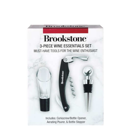Brookstone 3-Piece Wine Essentials Set