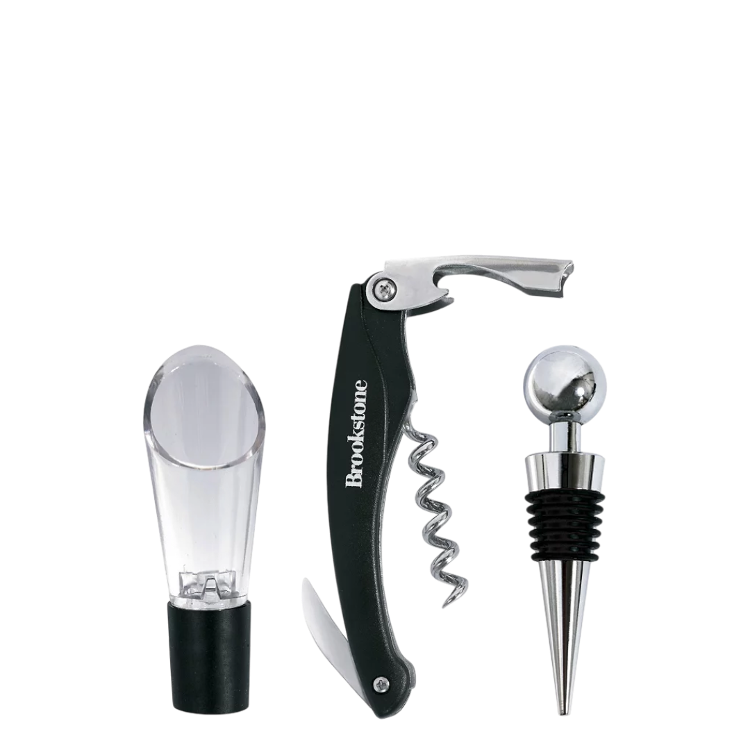 Brookstone 3-Piece Wine Essentials Set