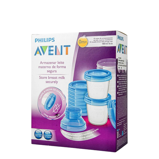 Philips Avent Breast Milk Storage Cups - 10 Pack, 180 ml