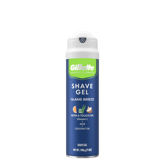 Gillette sensitive advanced Shaving Gel vit C + Aloe + Coconut - 7 oz - 70217