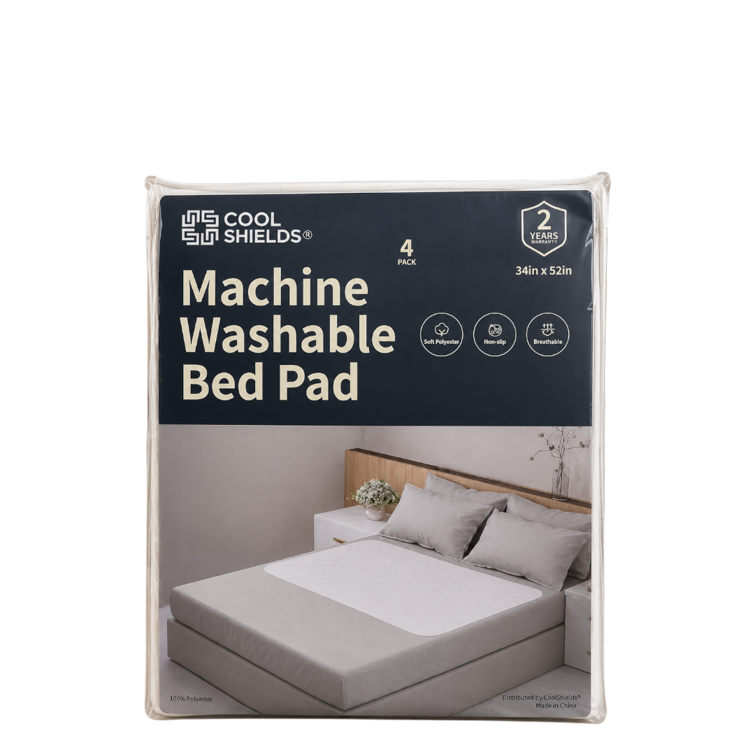 Cool Shields Washable bed pad X003FTY9G5 - 4 PACK