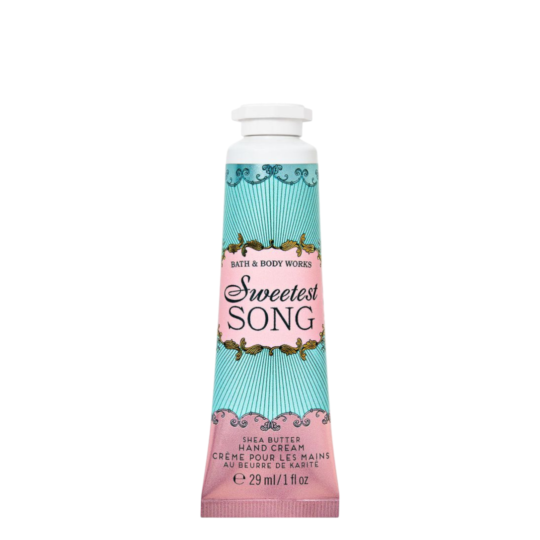 Bath & Body Hand Cream- Sweetest Song Shea Butter Hand Cream- 29ml