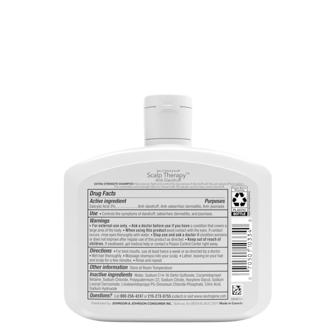 Neutrogena Scalp Therapy Anti-Dandruff medicated Shampoo