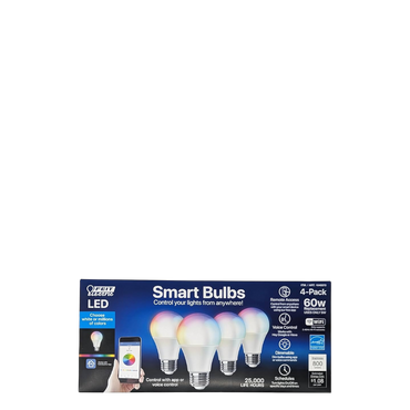 Feit LED Smart Bulbs- 4 Pack