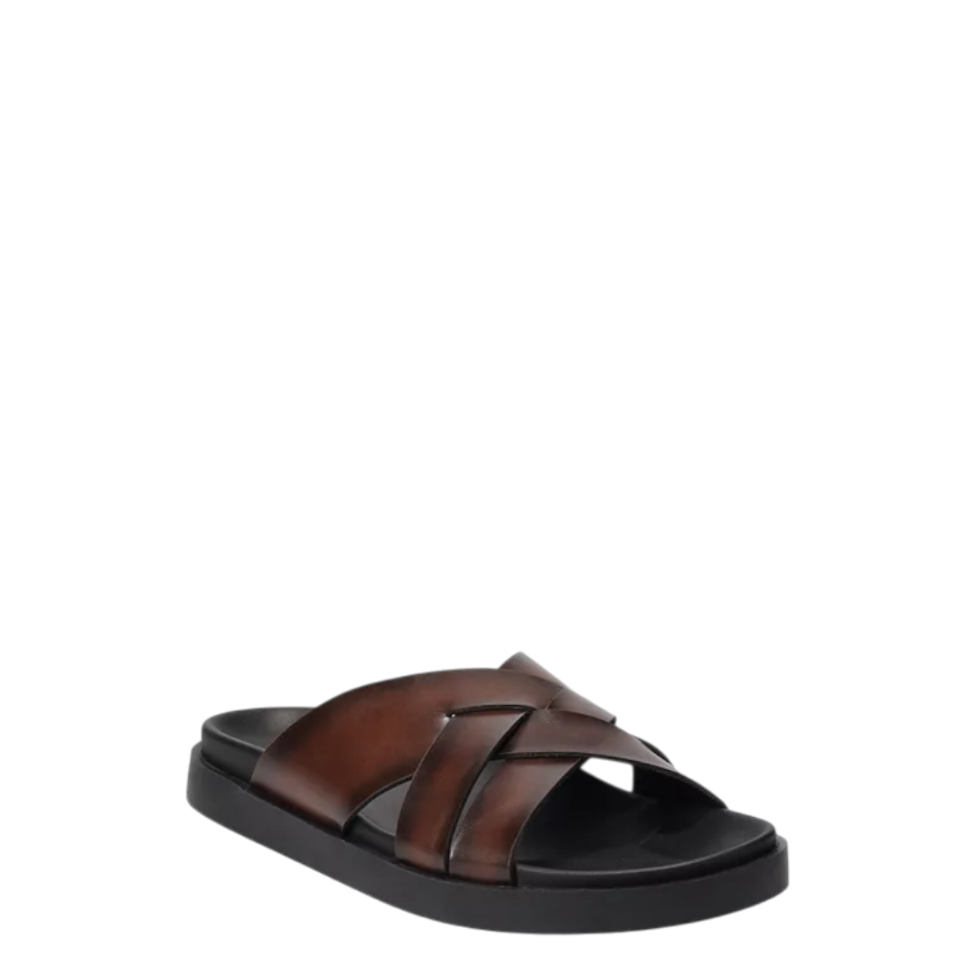 APT Slide in Brown Men Sandals size 12