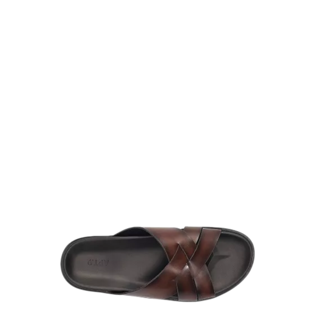 APT Slide in Brown Men Sandals size 12