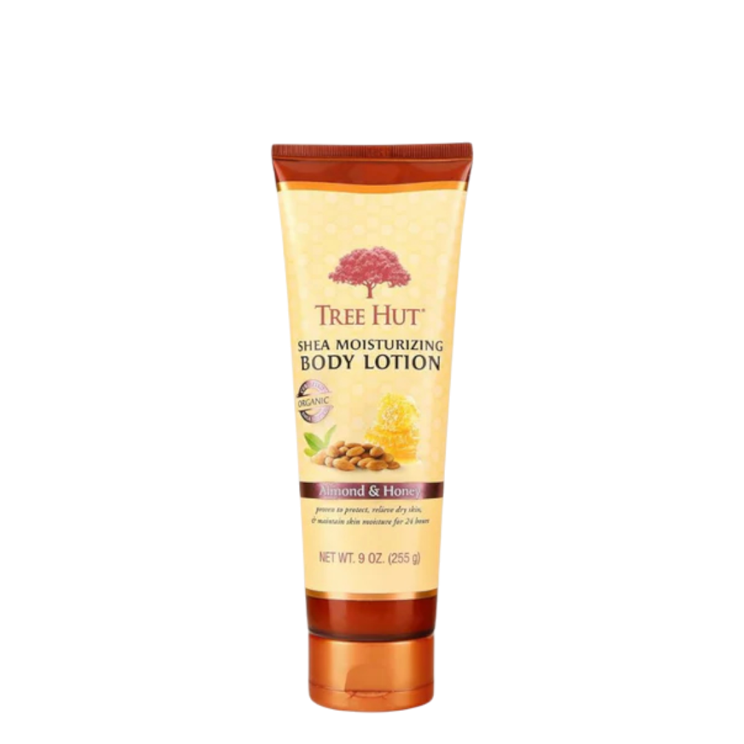 Tree Hut Shea Moisturizing Body Lotion - Almond & Honey, 255 g