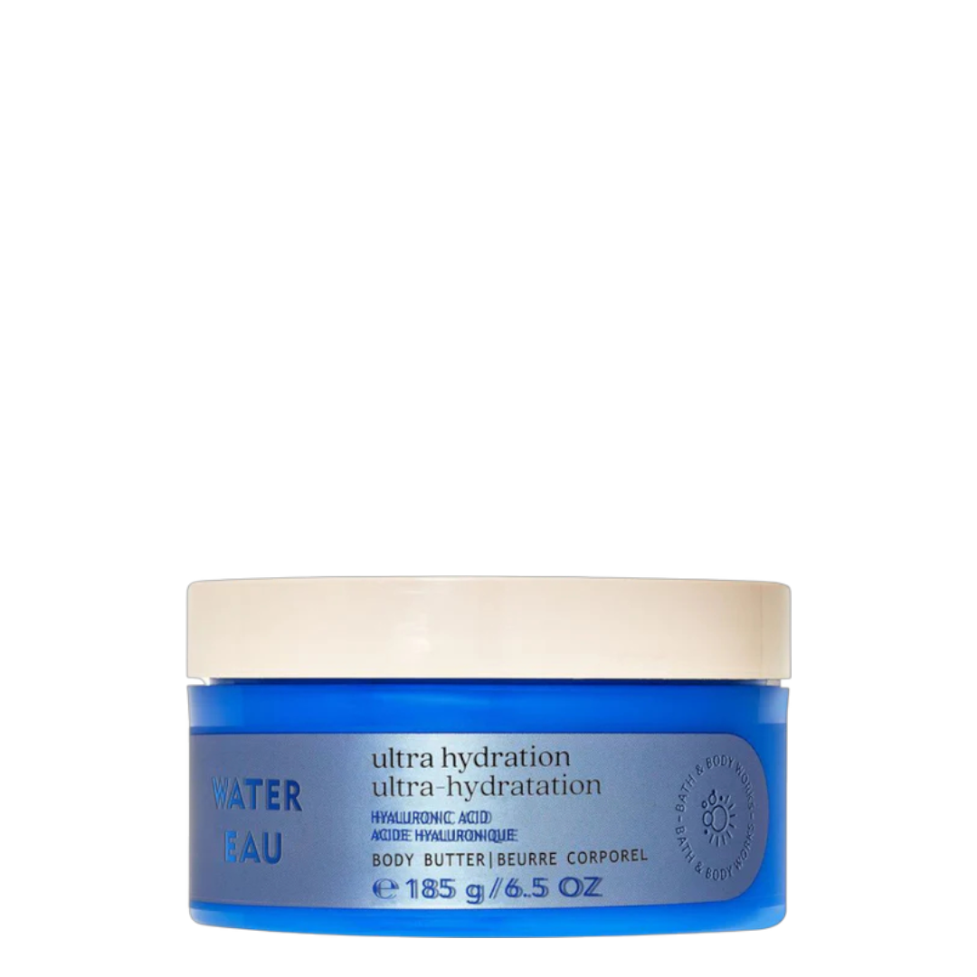 Bath & Body Butter - Water Ultra Hydration With Hyaluronic Acid Body Butter, 185 g