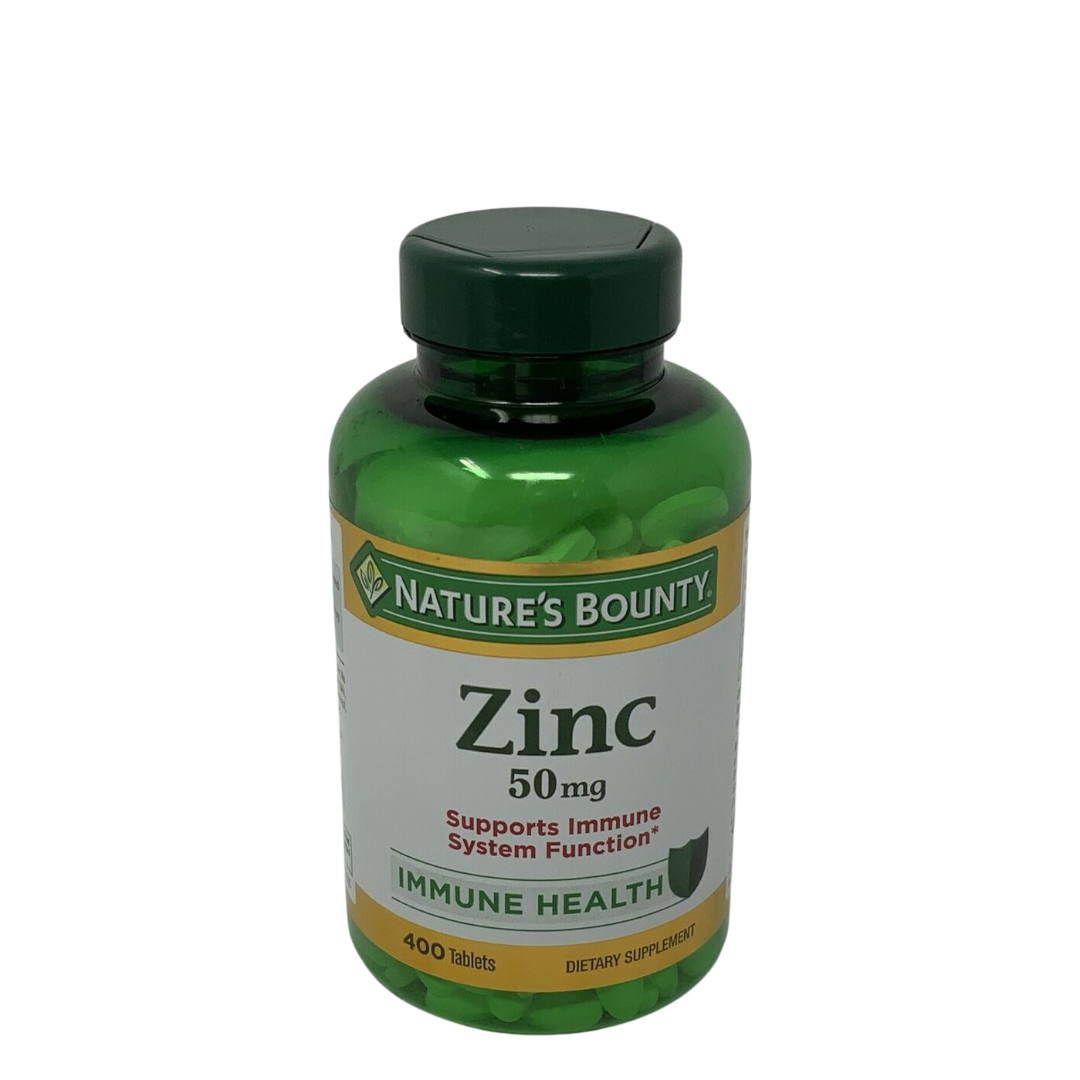 Nature's Bounty Zinc 50mg, 400 Tablets