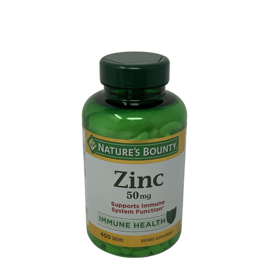 Nature's Bounty Zinc 50mg, 400 Tablets